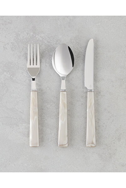 English Home طقم أدوات مائدة دييغو من الفولاذ المقاوم للصدأ 18 قطعة لـ 6 أشخا...