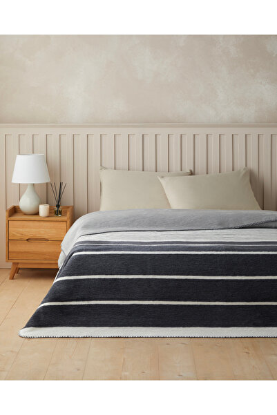 English Home Модерна линия памучно-акрилна двойна одеяло 200x220 cm сиво