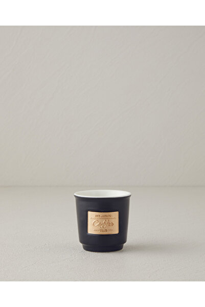 English Home Goldy New Bone China Espresso Fincan 90 ml Siyah-Gold