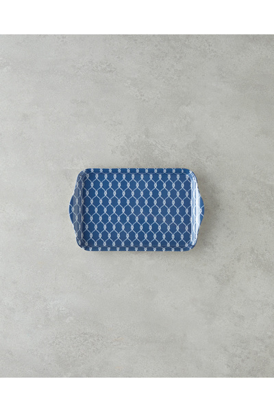 English Home Coaspiral Melamin Tepsi 23x14 cm Lacivert