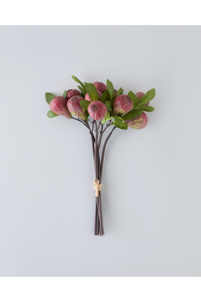 English Home Fig Branch Tek Dal Yapay Çiçek 33 cm Mor