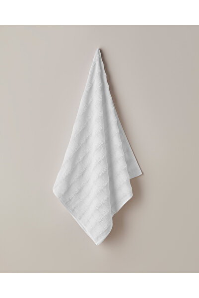 English Home Prosop de baie din bumbac Bubble 70x140 cm Ecru