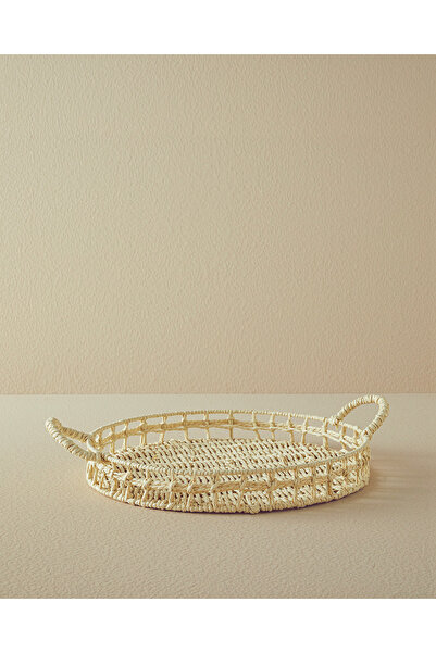 English Home Calantha Kağıt Tepsi Krem