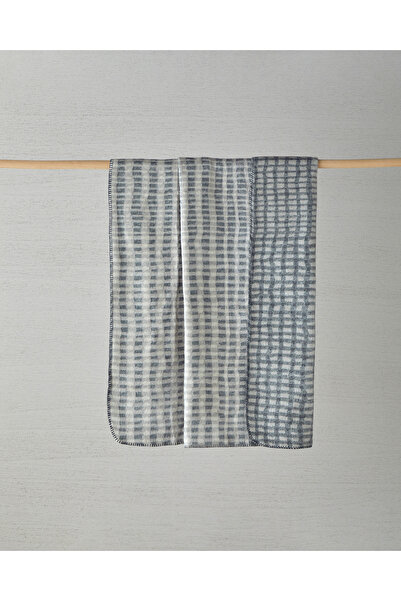 English Home Medley Akrilik Pamuklu Tv Battaniye 130x170 cm Antrasit