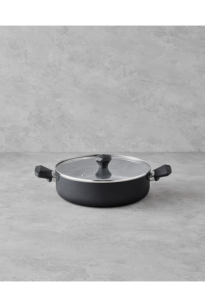 English Home وعاء بريجو سيراويل الضحل 26 سم أسود