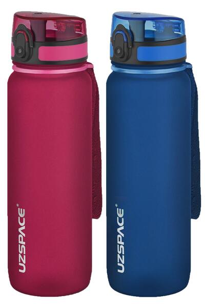 Uzspace 2-Piece Tritan Flask Set 800 ml 14 Different Color Options Fiftyfifty...