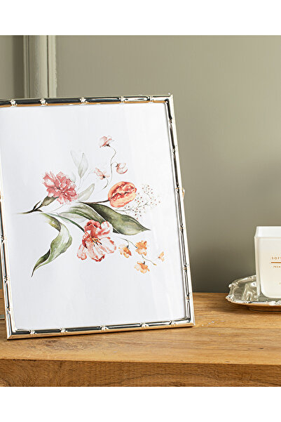 English Home Bamboo Metal Çerçeve Silver