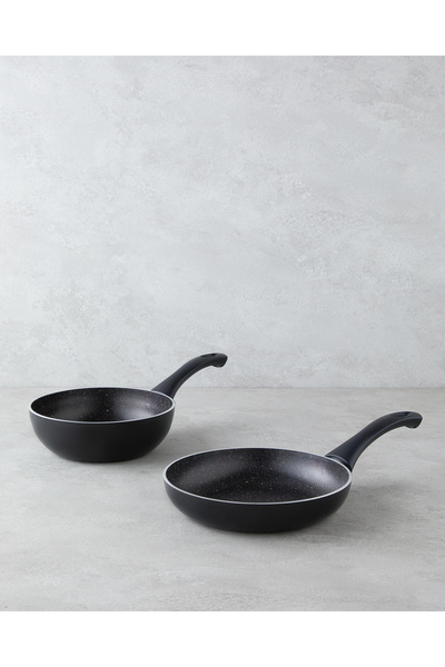English Home Pretty Premium Tava Seti 18-20 cm Siyah