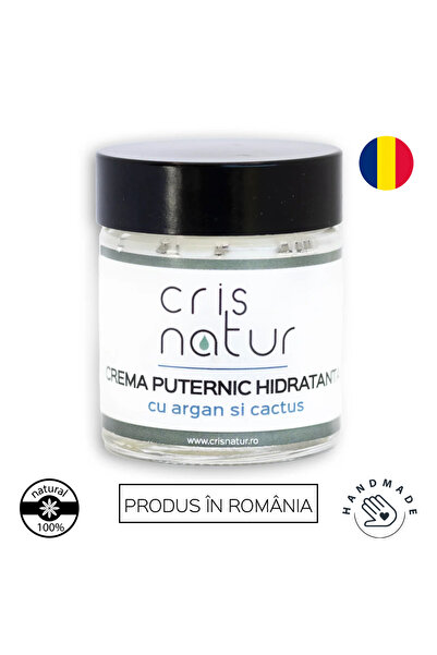 Cris Natur Cremă romaneasca handamde hidratantă puternică pentru față, 30 ml