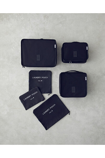 English Home Blare 6'lı Organizer Set Siyah
