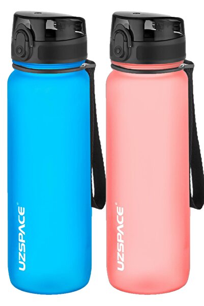 Uzspace مجموعة من قنينتين من التريتان سعة 800 مل، 14 لونًا مختلفًا، خيارات مت...