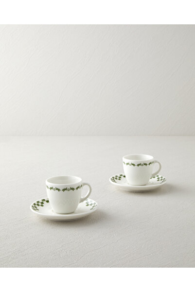 English Home Set de cești de cafea din porțelan Wild Blossom Bone, 4 piese, p...