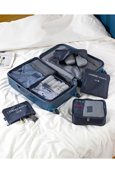 English Home Blare 6'Lı Organizer Set Lacivert