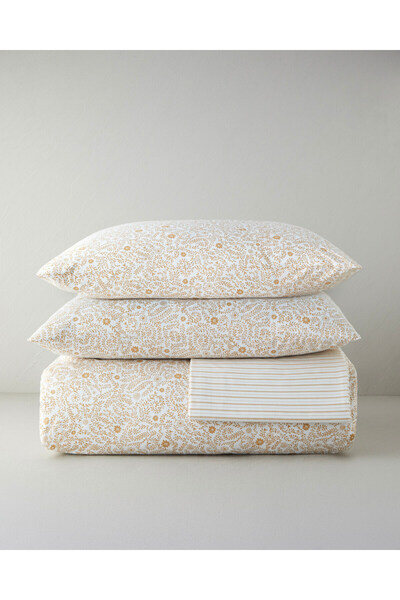 English Home Ivy Blush Kolay Ütülenir Çarşaflı Çift Kişilik Nevresim Takımı 2...