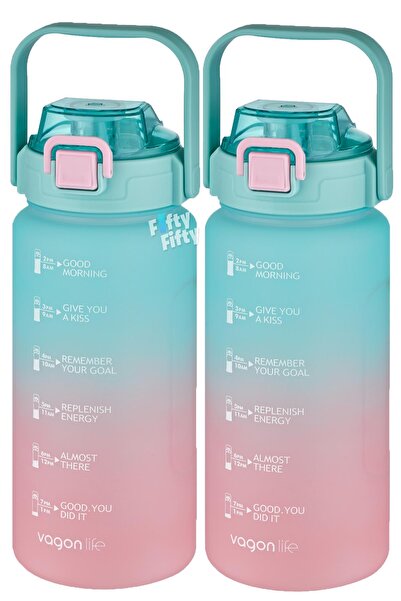 Vagonlife مجموعة من قطعتين من زجاجات التحفيز الاقتصادي 1500 مل حجم كبير 4 خيا...