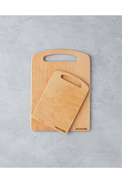 English Home Celinda Kayın 2'li Kesme Tahtası 22x30 cm - 15x21 cm Natural