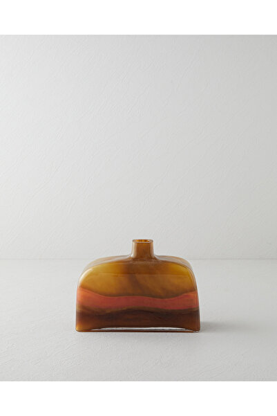 English Home Adra Cam Vazo 30 cm Amber