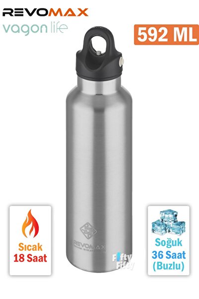 Vagonlife Revomax 592 ML Büyük Kapasiteli Özel Kapak Sistemli 18saat Sıcak/36...