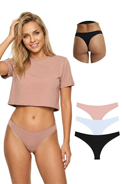 Newlilla 10030 Brazil String 3dílné dámské kalhotky 10030-v3