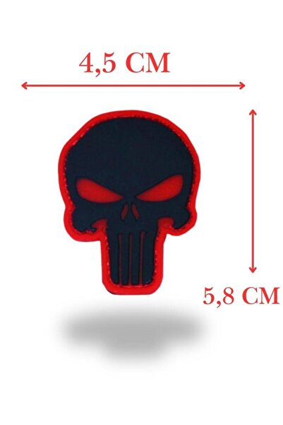 SINGLE SWORD Plastic Skull Patch - Veil