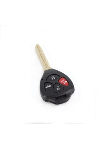 Toyota husă chei 3+1 butoane cu buton roșu de panică (fără logo)