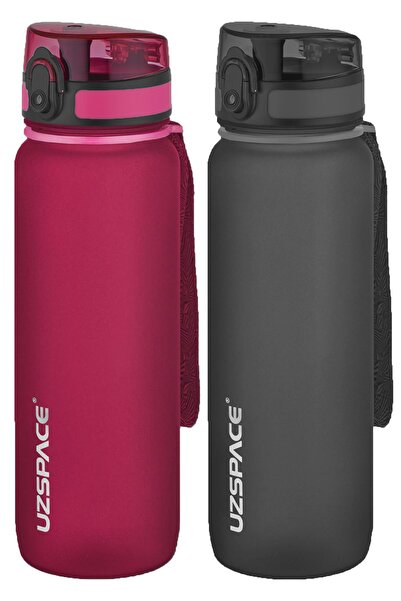 Uzspace 2-Piece Tritan Flask Set 800 ml 14 Different Color Options Fiftyfifty...