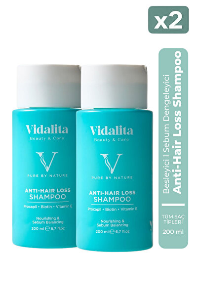 Vidalita Beauty & Care 2 Adet Saç Dökülmesine Karşı Şampuan – Procapil, Bioti...