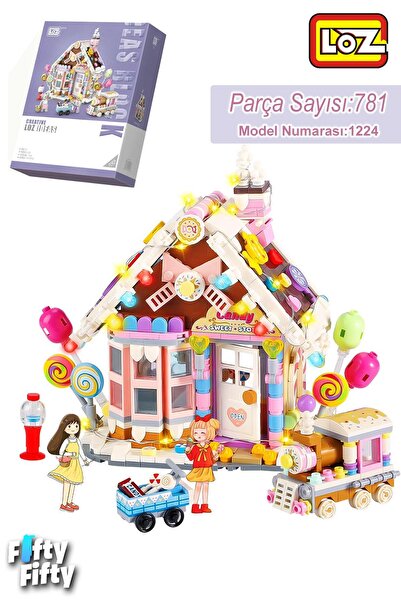 Vagonlife LOZ Creative Serisi Tatlı Hikaye Mağazası 781 Parça Oyuncak Yapım S...