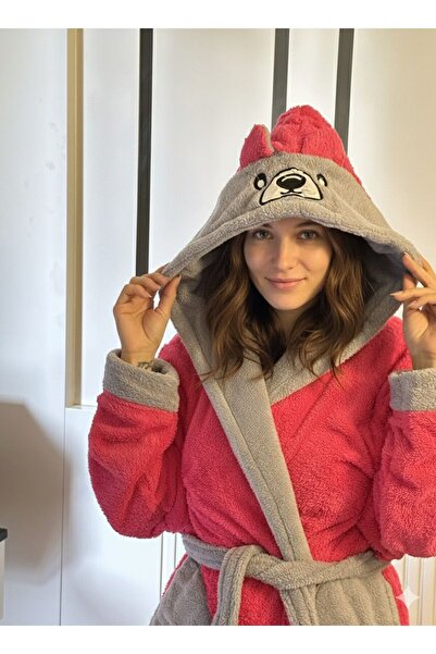 Damlaiso Halat de baie cu glugă WELSOFT cu model panda