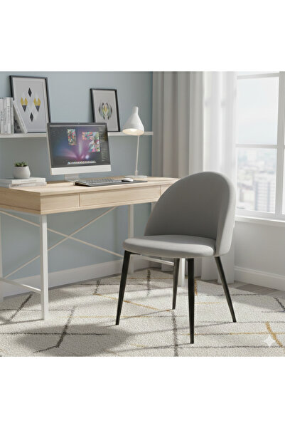 ARTA DOOR Bella Eco-Leather Chairs, Grey - Modern, HoReCa, Kitchen, Living Ro...