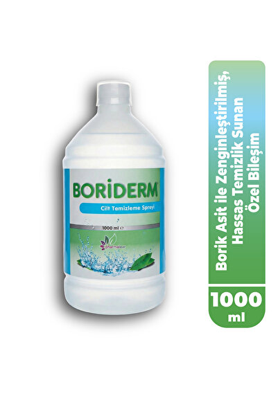 PHARMALEAF İLAÇ VE KOZMETİK Boriderm 1000 ml Solüsyon - Borik Asit ve Bor İçe...
