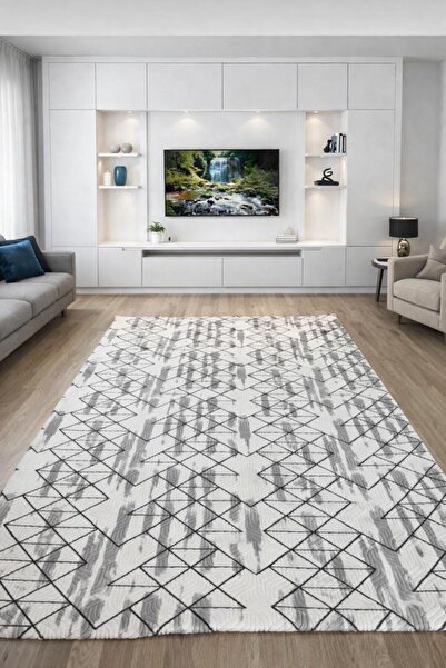 Sarar 6 m² LASTİKSİZ Halı Örtüsü Çizgili Desen