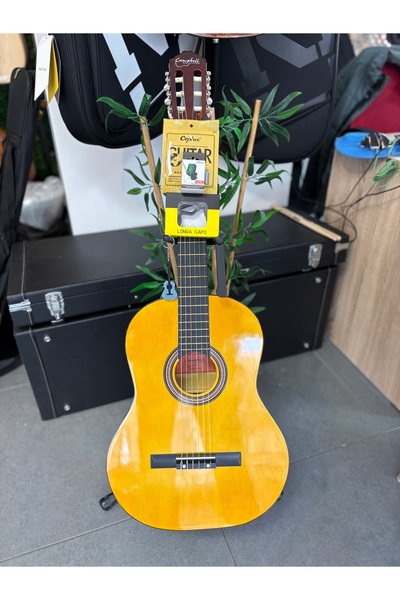 EB GUİTARS EB music klasik gitar seti başlangıç üstü sap ayarlı set halinde