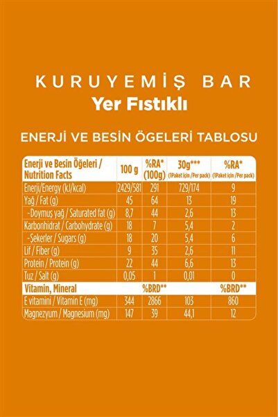 Fellas Kuruyemiş Bar 6'lı Deneme Paketi