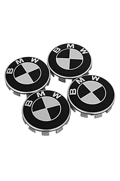 OEM Set de 4 capace pentru jante din aliaj BMW, diametru 56 mm, negre