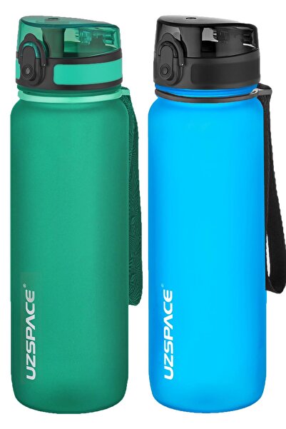 Uzspace مجموعة من قنينتين من التريتان سعة 800 مل، 14 لونًا مختلفًا، خيارات مت...