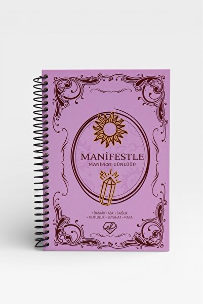 EFBUTİK MANİFESTLE Manifest Günlüğü Ajanda Mor S2