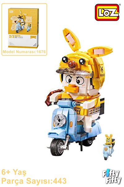 Vagonlife Loz Kurye Ördek -LZ1676 (443 Parça) Oyuncak Yapım Seti