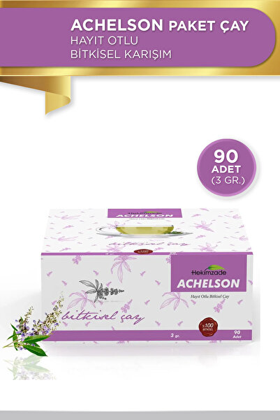 Hekimzade ACHELSON PAKET ÇAY - Hayıt Otlu Bitkisel Karışım 90 Adet (3gr)