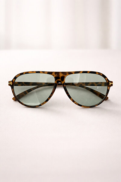 PİYESBOUTİQUE Unisex Women's Men's Uv400 Protected Framed Pilot Sunglasses wi...