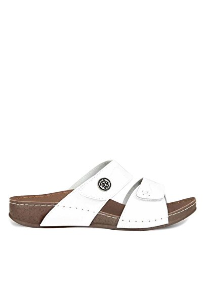 Muya Soft Anatomical Sole Four Seasons Genuine Leather Women's Slippers