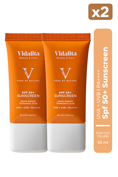 Vidalita Beauty & Care قطعتان من واقي الشمس المضاد للعيوب بعامل حماية من الشم...