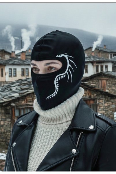 iyzi Unisex balaclava face mask with reflectors - breathable motorcycle mask