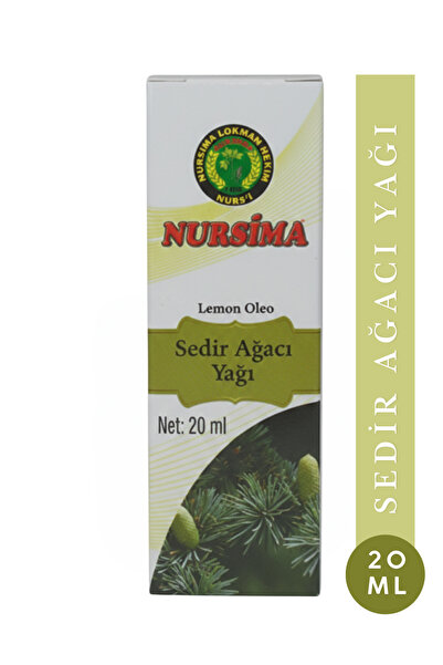 Nursima Sedir Ağacı Yağı – 20 ml | %100 Saf ve Doğal Uçucu Yağ | Aromaterapi,...