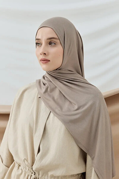 Modakaşmir Vizon Renk Penye Şal