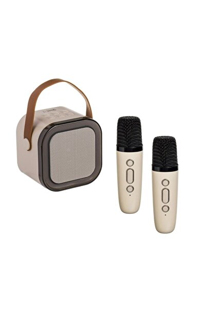 divendi-ro Karaoke Speaker Set, Bluetooth, 5W, RGB Light and 2 Wireless Micro...