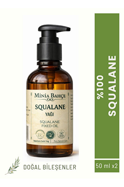 Minia Bahçe Bitki ve Sanat Atölyesi Skualen Yağı %100 Doğal & Saf, 20ml