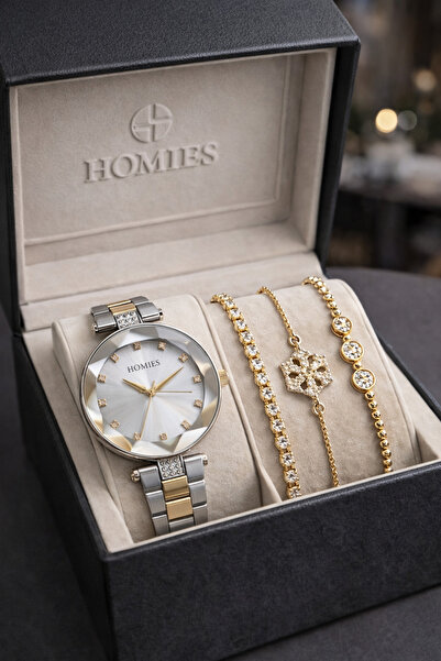 Homies Marka Rose Siyah Renk 2 Yıl Garantili Kadın Kol Saati