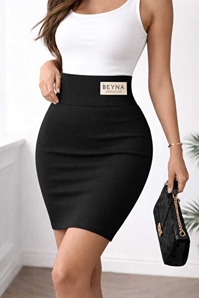 Beyna 8 CM NEGRU TAILĂ, PĂRĂȘIȚI ȘI GUMĂ DE PANTALON 1 PACHET 3 METRI