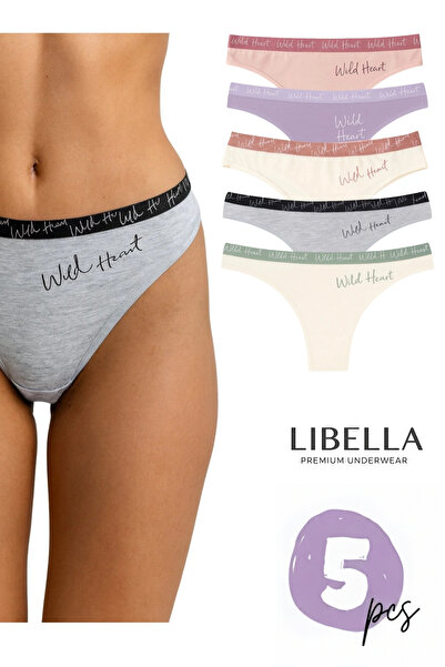 LİBELLA İÇ GİYİM Seria Premium Bumbac material elastic Pachet de 5, Potrivire...